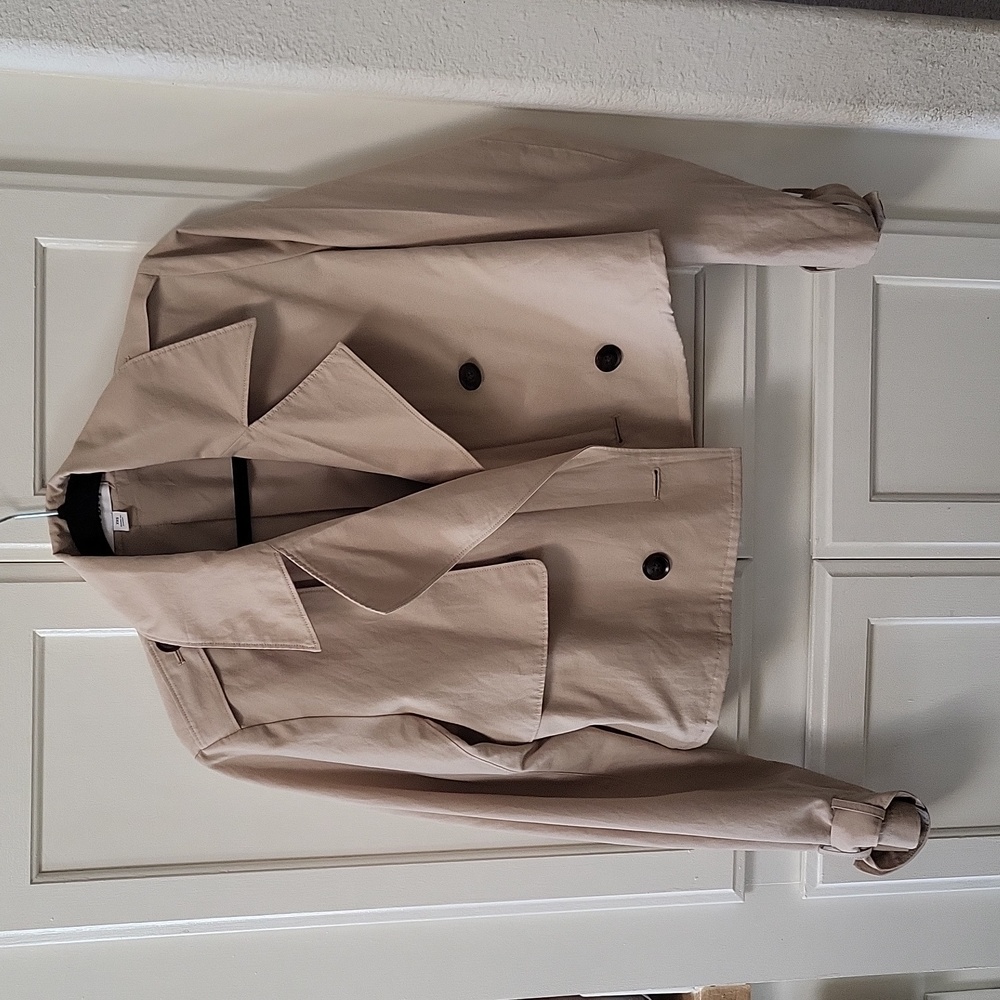 Cropped Trench Coat
